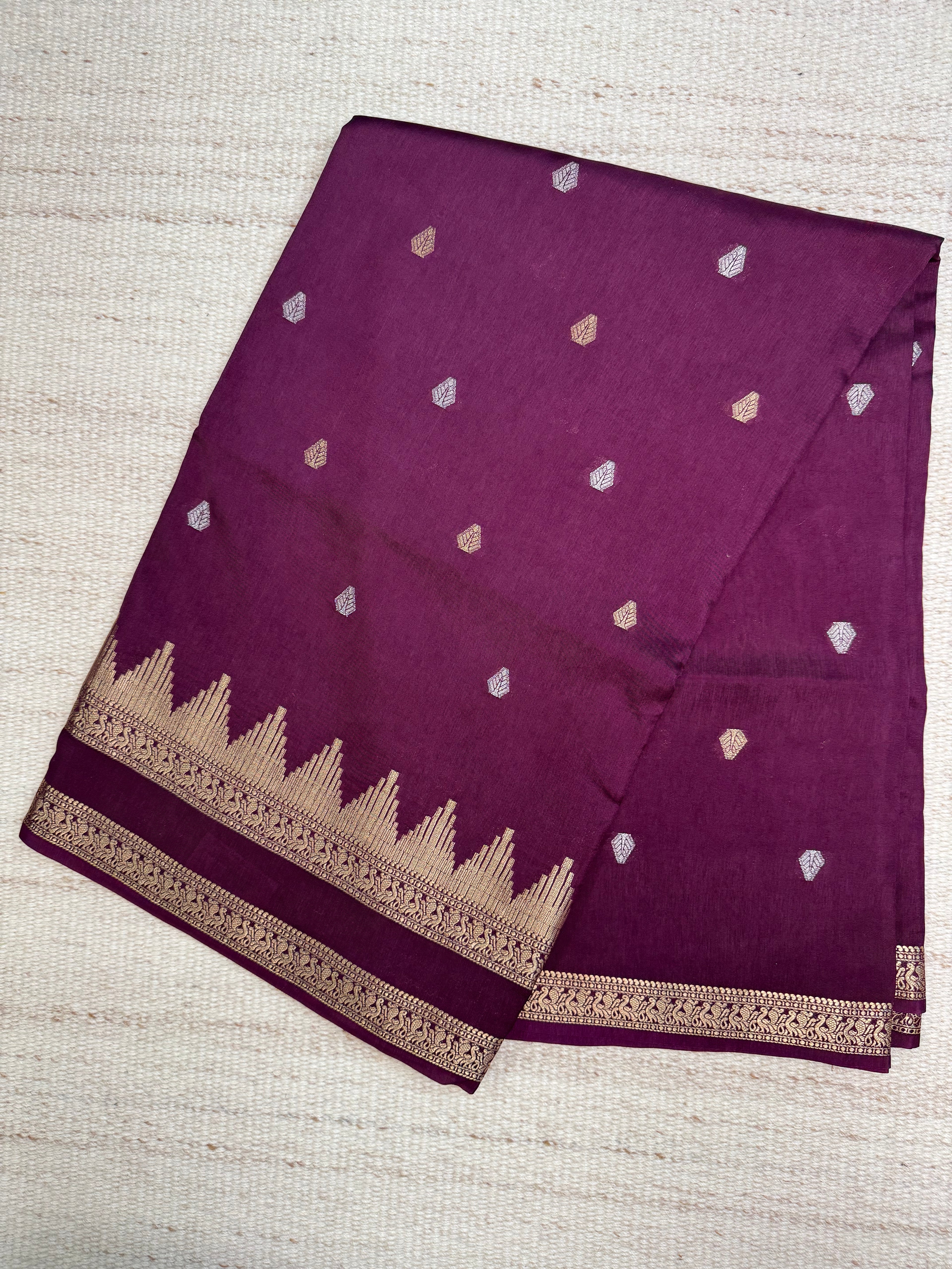 Brown Dola Art Silk Saree