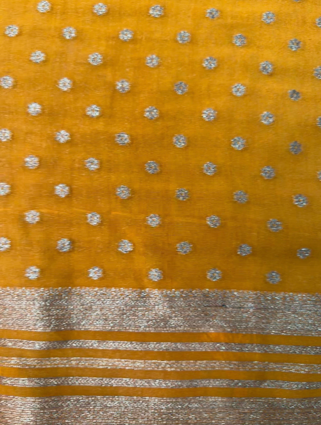 Black Brocade Georgette Saree