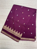 Brown Dola Art Silk Saree