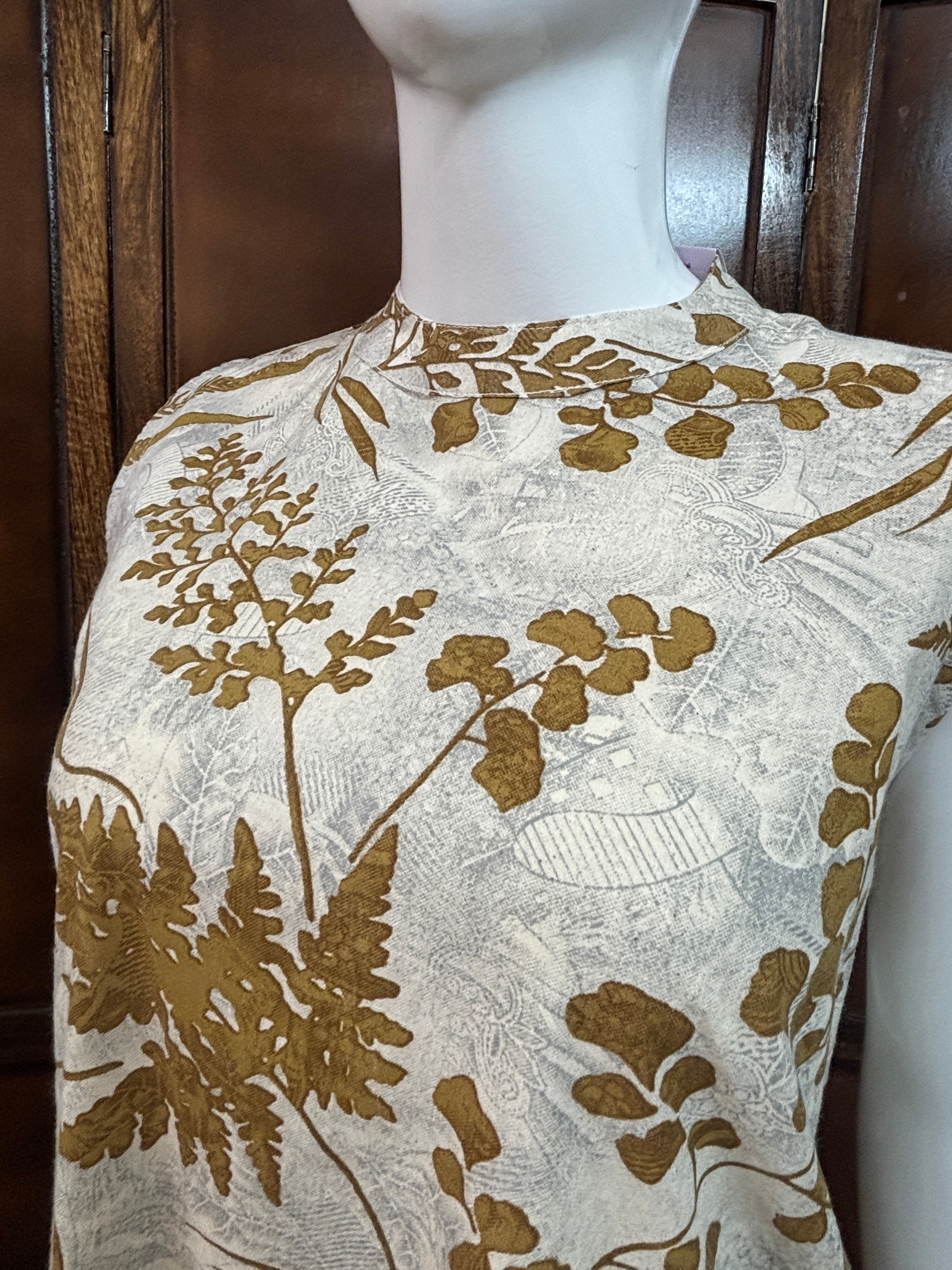 Cream & Mustard cord set (sleeves included)