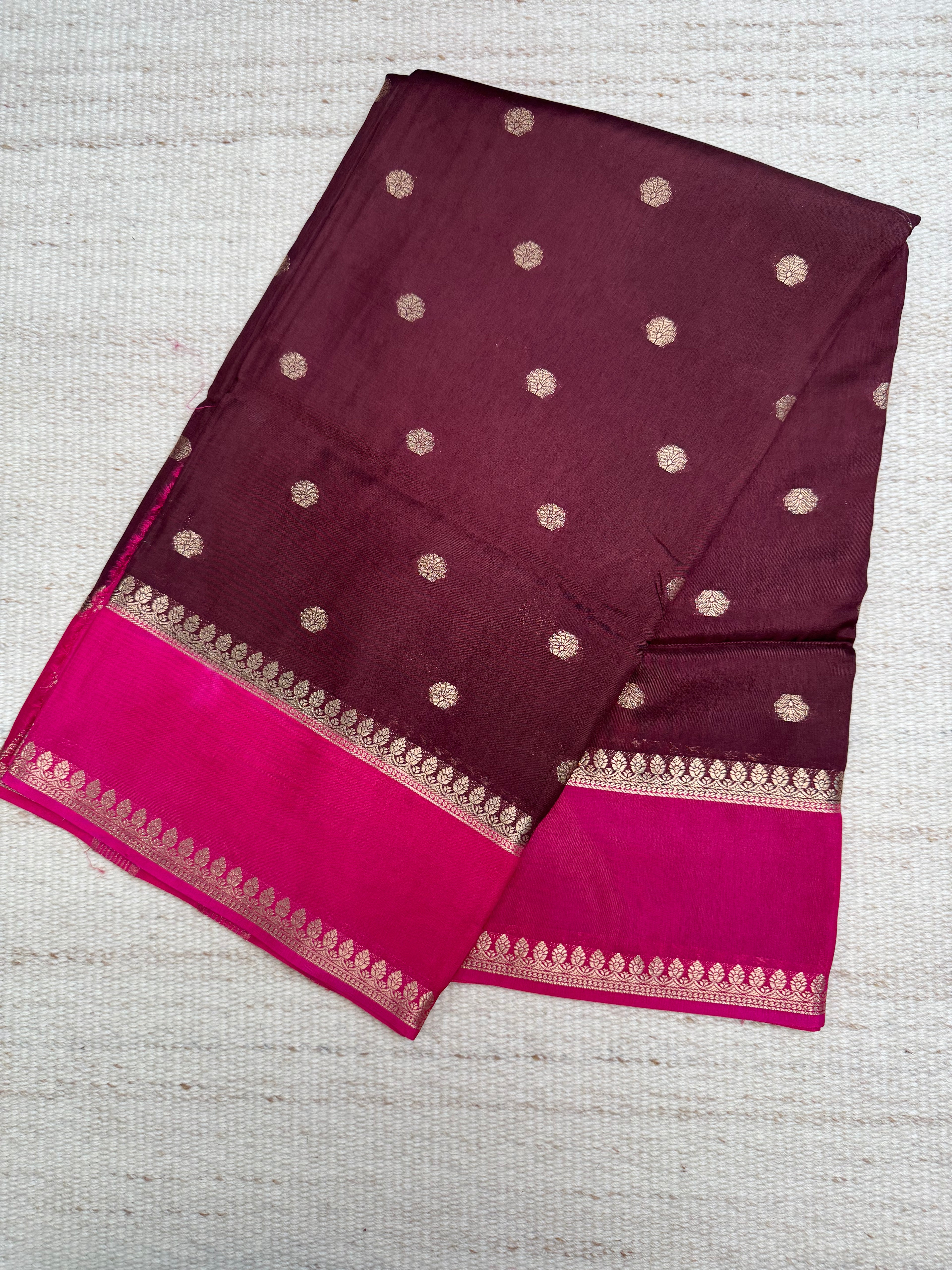 Snuff Russian Viscose Saree